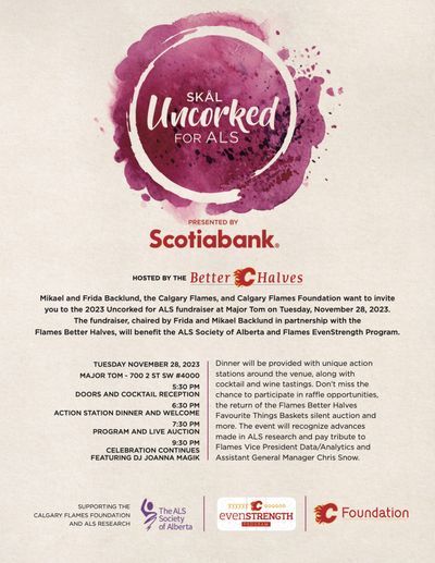 Uncorked for ALS sponsorship package, page 1 of 3